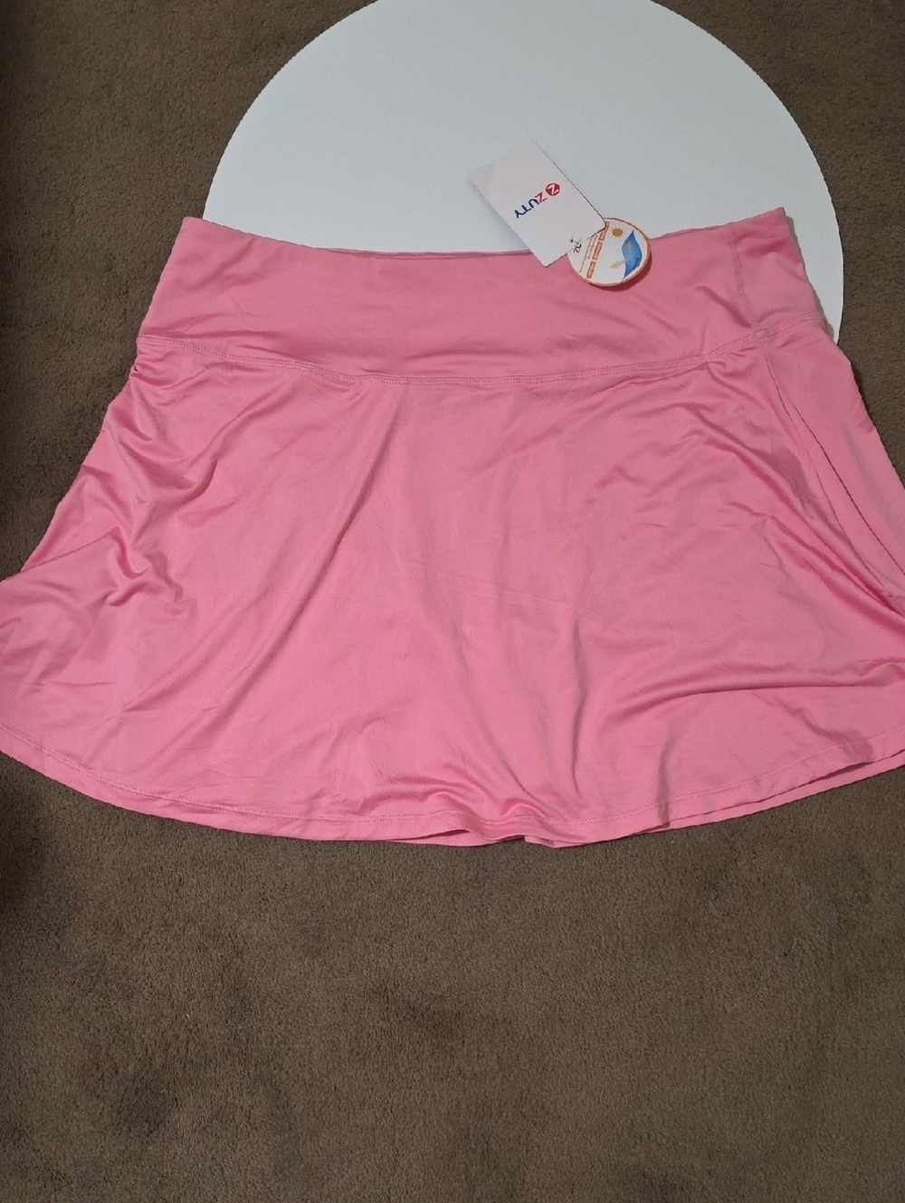Active Pink Performance Skort with Built-In Short